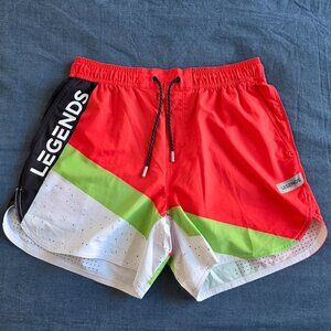 Legends Luka Short 5” Linerless - M - Red/White